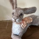 Needle felted Hare 