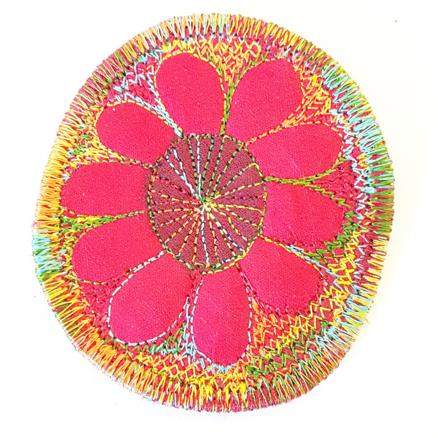 Textile Brooch 