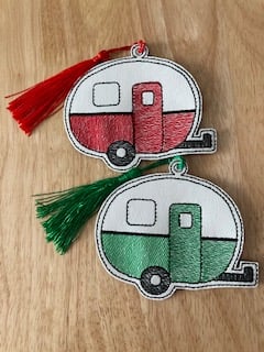 992 Caravan camper bookmark