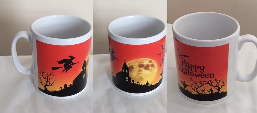 Happy Halloween Mug - Novelty Halloween Mugs for the party