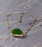 Golden Tide Sea Glass Bracelet - Image 5