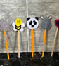 Hand Stiched Novelty Pencil Toppers