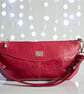 Elland - Red Leather Handbag - Handmade - Sustainable Leather Bag - Image 1