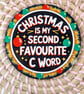 Set of 4 Christmas Coasters Adult Humour funny gift - Image 3