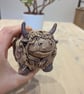 Ceramic highland cow ornament 