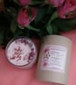 Rose Soy Candle Floral and Aromatic - Image 2