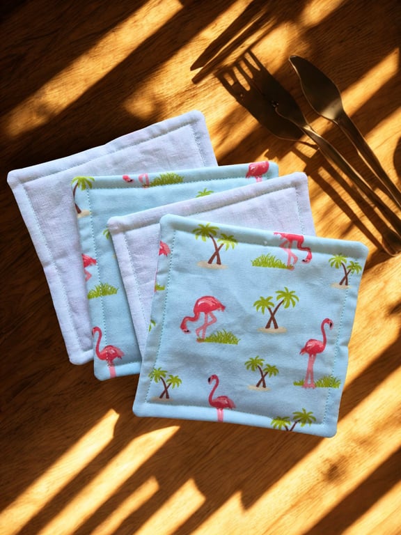A Set of 4 Fabric Coasters
