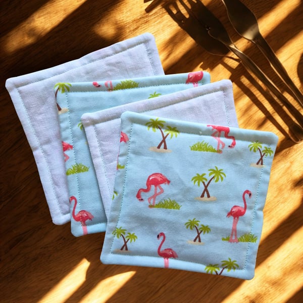 A Set of 4 Fabric Coasters