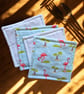 A Set of 4 Fabric Coasters