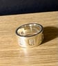 "Kingmaker" - Heavy Sterling Silver Ring - 15g - Made To Any Size - 10mm x 2.5mm - Image 7