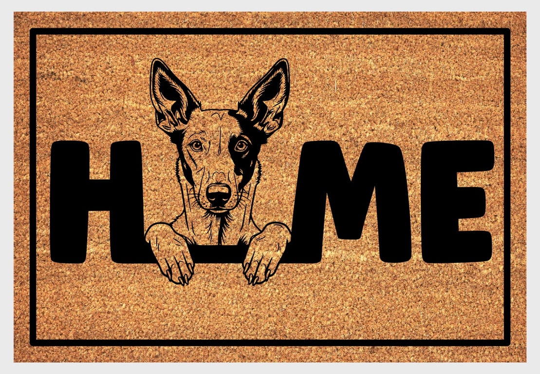 Podenco Door Mat No.3 - Podenco Welcome Mat - 3 Sizes