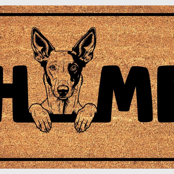 Podenco Door Mat No.3 - Podenco Welcome Mat - 3 Sizes