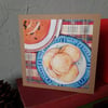 Scones and Pumpkin Soup 6inch blank card