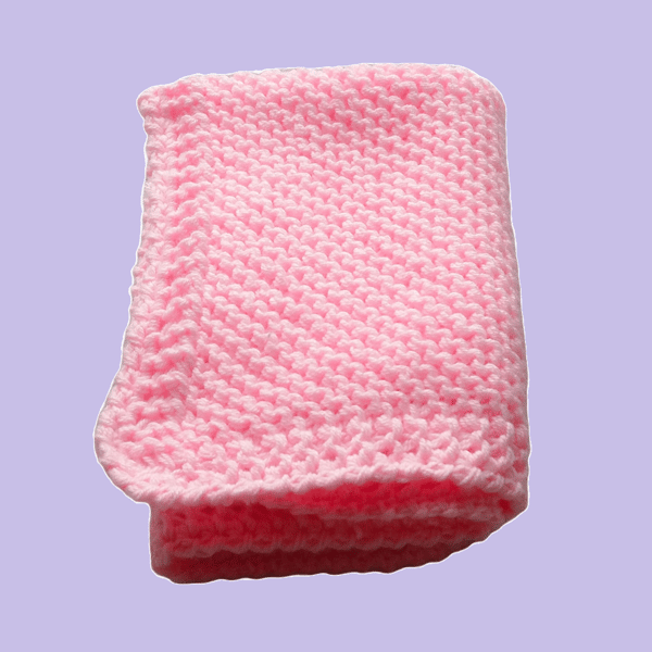 KNITTING PATTERN PDF Preemie Pink Blanket