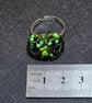 Green Glass Adjustable Ring - Image 2