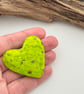 Green Fused Glass Heart - Image 8