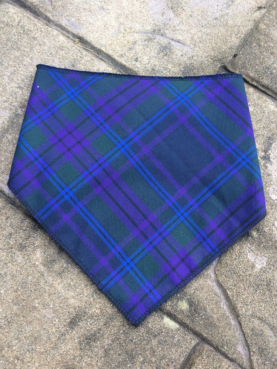 Spirit of Scotland Tartan bandana bib, babies, children