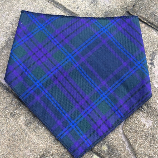 Spirit of Scotland Tartan bandana bib, babies, children
