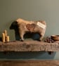 Prim sheep shelf sitter