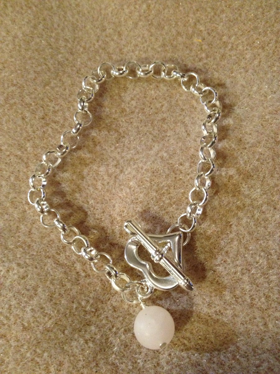 Rose quartz bracelet