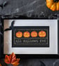 012A - Easy Cross Stitch Autumn Halloween Fun Pumpkins, All Hallows  Eve - Image 1