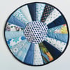 Blue Placemat, Table mat, quilted, patchwork, table centrepiece, home decor