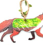 The Beechwood Fox hand painted on wood