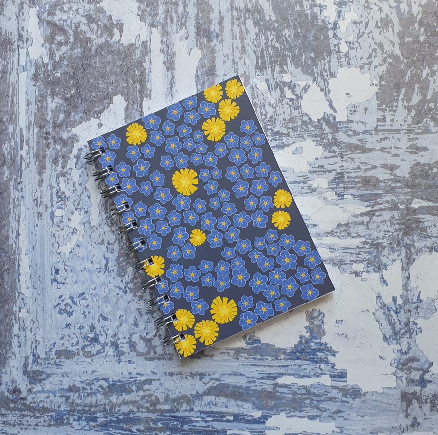 Forget Me Not A6 Notebook