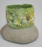 Embroidered Felted Meadow Cuff  - Image 5