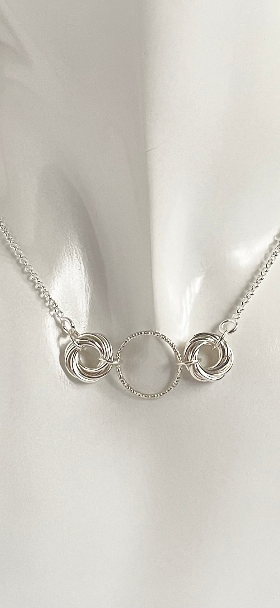 Sterling Silver Chainmaille Necklace