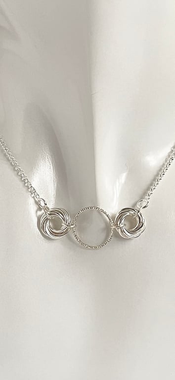 Sterling Silver Chainmaille Necklace