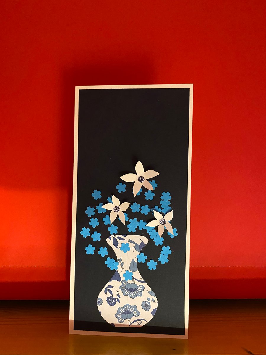 Say it with flowers greetings card