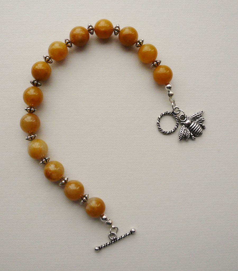 Golden Jade Bracelet   KCJ326