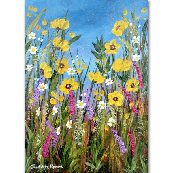 Original Painting - "Radiance of Summer" 7x5"
