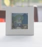 Boat House Seaside Shadow Box Picture with Pebbles - Image 1