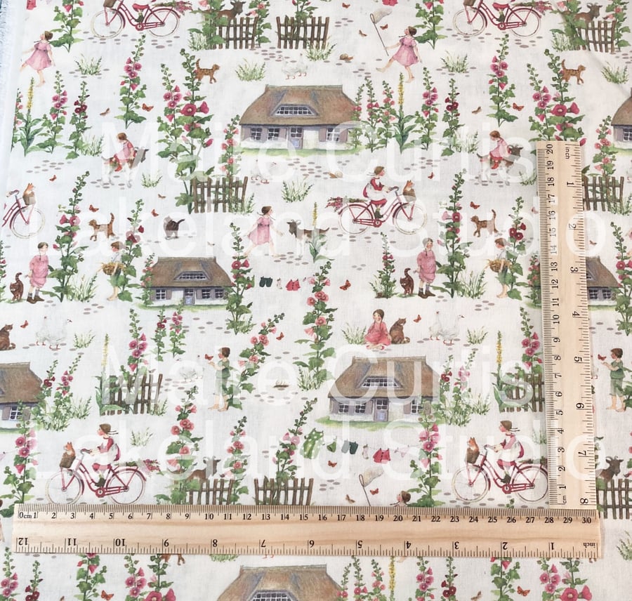 Summer Village Acufactum cotton quilt fabric from quarter metre