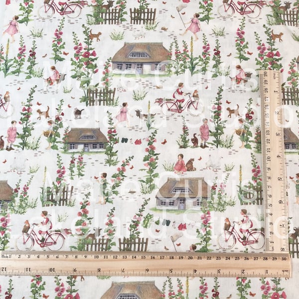 Summer Village Acufactum cotton quilt fabric from quarter metre