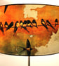 Swallows at Sunrise Drum Lampshade by Lily Greenwood - Large - 45cm - Image 2