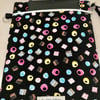 Fabric Tablet sleeve - Zipped and quilted protective carrying sleeve