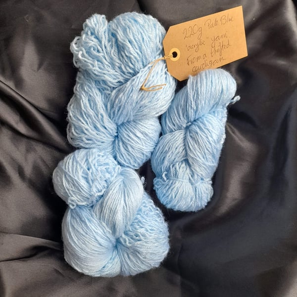 Upcycled Yarn - Reclaimed from a jumper destined for landfill - Free Postage