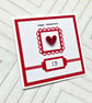 Anniversary card - personalised with ANY number - boxed option - Image 5