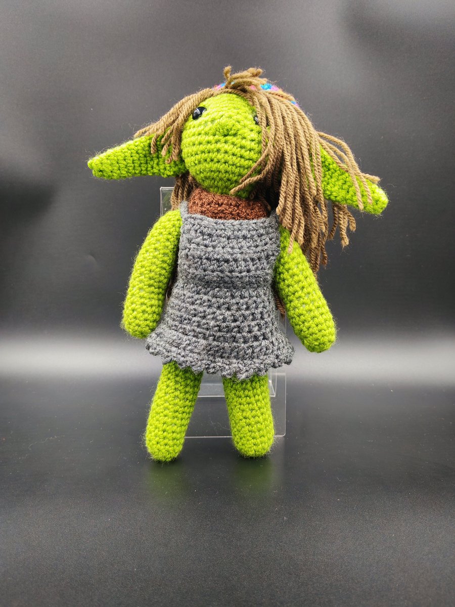 goblin doll with rainbow hat