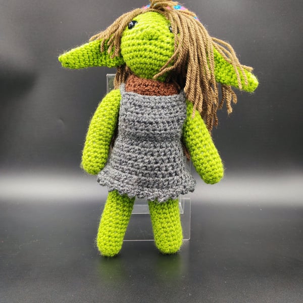 goblin doll with rainbow hat