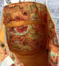 Floral tote bag, Pom pom floral beach bag, Handmade - Image 6