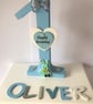 Personalized 1st Birthday Plaque: Wooden Number Keepsake, Rabbit Decor - Image 7