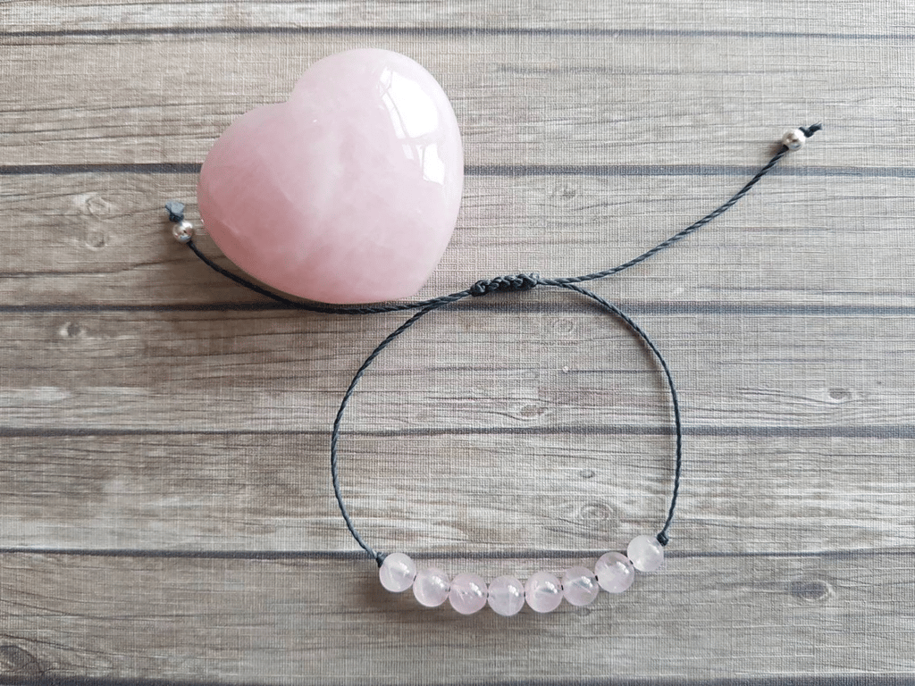 Rose Quartz bracelet - emotional healing, release of stress