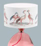 Flamingo Lampshade - Flamingos Print Exotic Bird Print Lampshade - Image 1