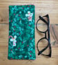 Christmas Mice Quilted Fabric Glasses Case