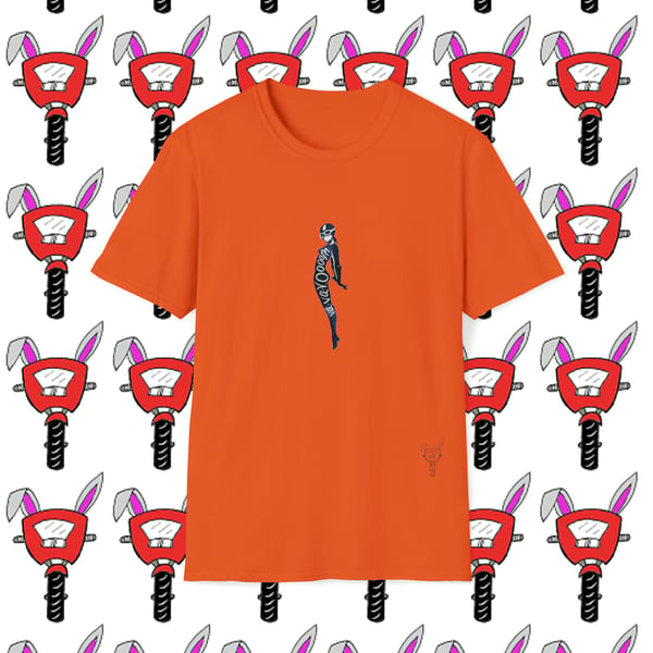 Va Va Vroom Biker 2 Unisex Softstyle T-Shirt by Bikabunny