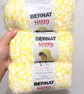3 Balls x 85g Bernat Happy Yarn : Super Bulky : Daisy
